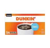 Dunkin' French Vanilla Coffee, 54 Keurig K-Cup Pods