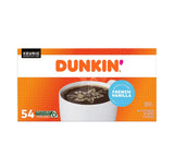Dunkin' French Vanilla Coffee, 54 Keurig K-Cup Pods