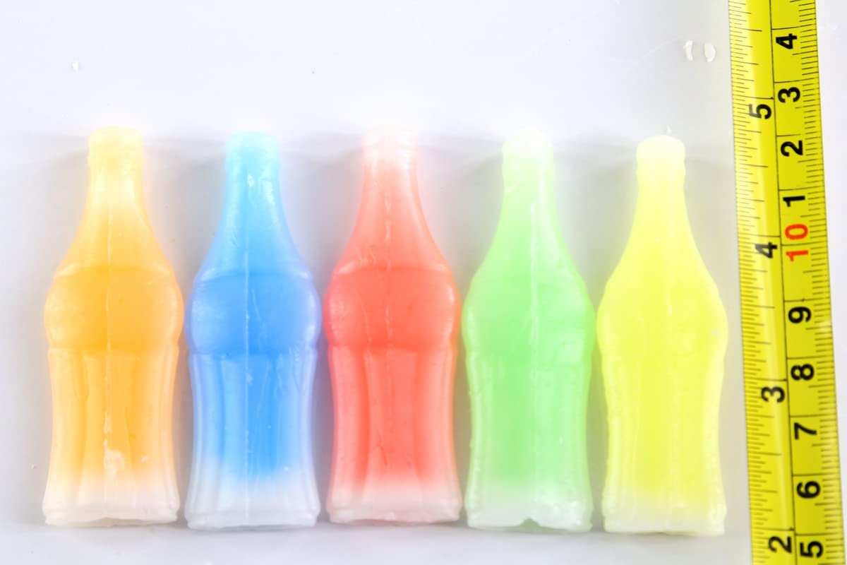 Wax Bottles Candy Drink - 8 Ounce - Resealable Bag Fun Nostalgic Bulk Kosher Retro Old-Fashioned Candies