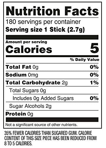 Bulk Pack Chewing Gum (Extra Spearmint, 180 pieces)