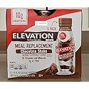 Elevation by Millville Meal Replacement Chocolate Shake 66fl oz 1.95L (6 Bottles)