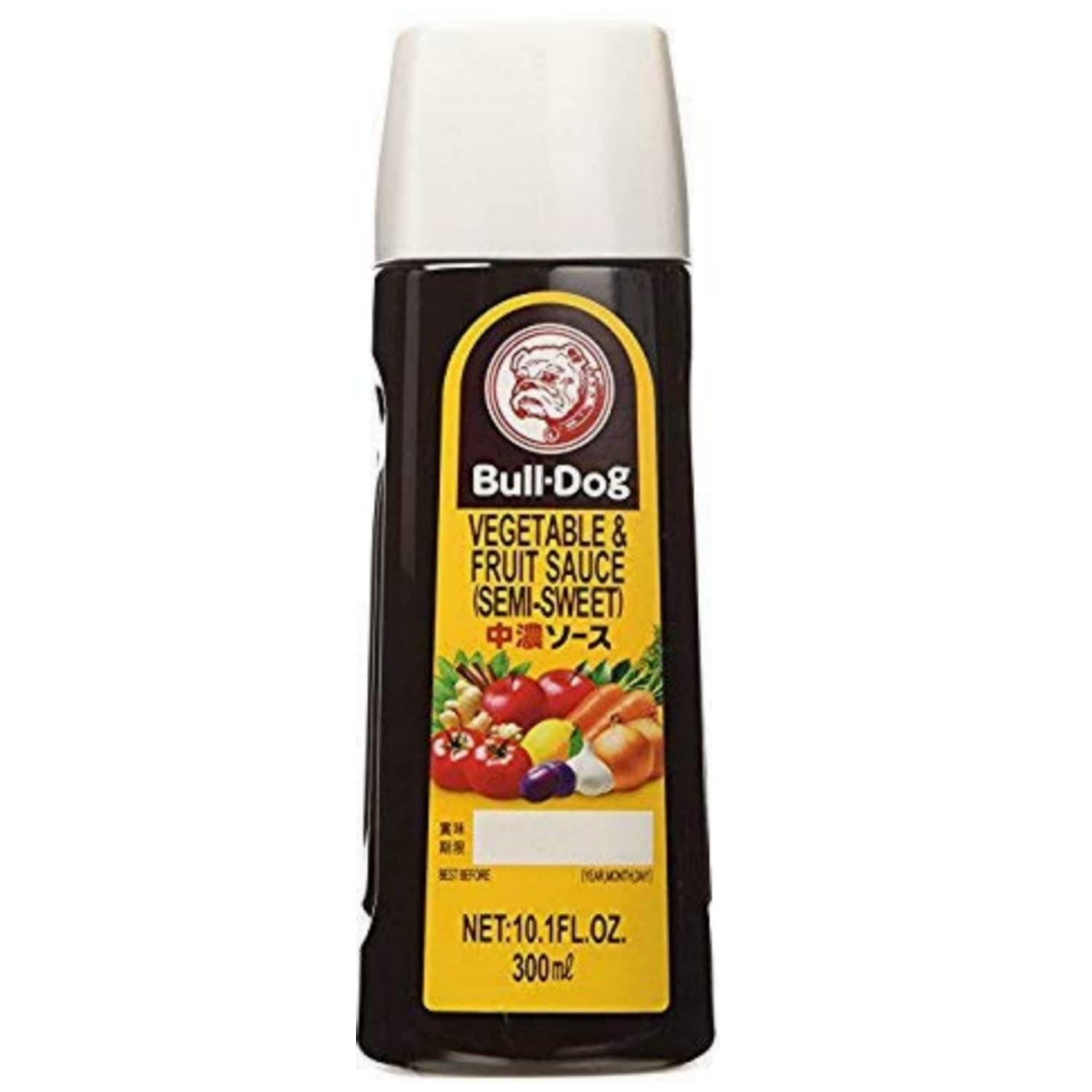 Bull-Dog Sauce, 10.1 Fl Oz Each, Assort 3 kinds (Tonkatsu, Worcestershire, Semi-Sweeet) (Semi-Sweeet (Pack of 1))