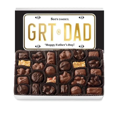 See's Candies 1 lb Father's Day Nuts & Chews