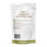 Halo Naturals Organic Rainbow Peppercorn Blend, 1 Pound USDA Certified | Resealable Pouch| Packaged in The USA