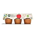 365 by Whole Foods Market, Organic Unsweetened Apple Sauce Cups, 4 Ounce (Pack of 6)