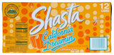 Shasta California Dreamin' Soda | Citrus & Tropical Fruit Fusion | Caffeine-Free Soft Drink | 12-Pack of 12oz Cans | Bright, Refreshing