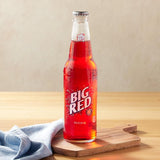Big Red® Soda - Made with Real Sugar - 6 Pack of 12 oz Glass Bottles - Nostalgic Red Cream Soda