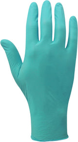 Ansell 92600M Touch N Tuff 92-600 Disposable Powder-Free 5 mil Nitrile Gloves, 9.5" Length, 3" Width, 0.09" Height, Medium, Teal (Pack of 100)