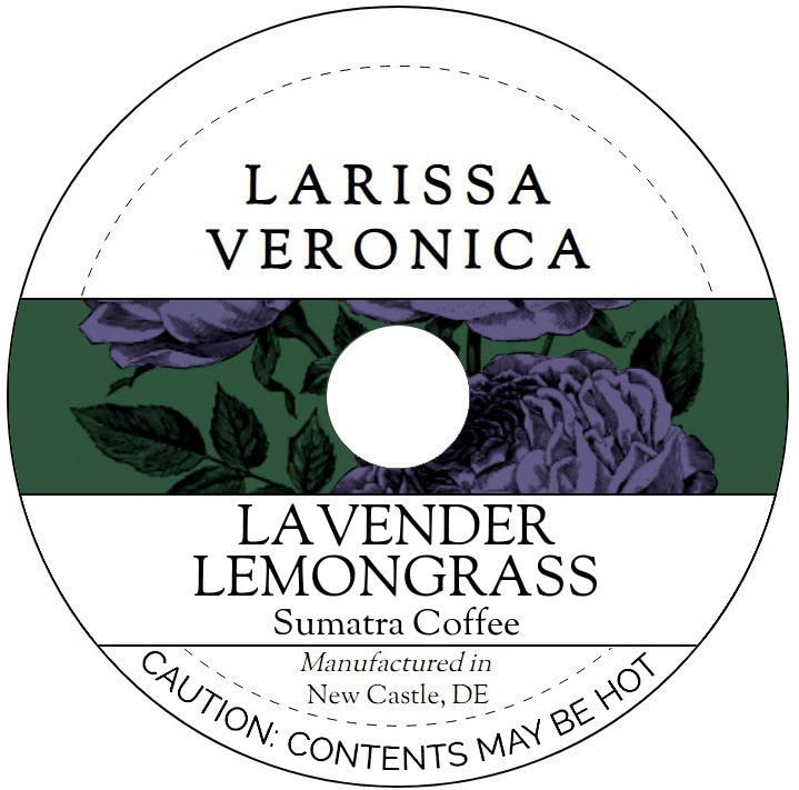 Lavender Lemongrass Sumatra Coffee (Single Serve K-Cup Pods) (Gourmet, Naturally Flavored, Whole Coffee Beans) (12 pods, ZIN: 575533) - 2 Pack
