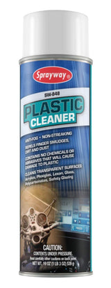 Sprayway SW848 Aerosol Plastic Cleaner, 19 oz