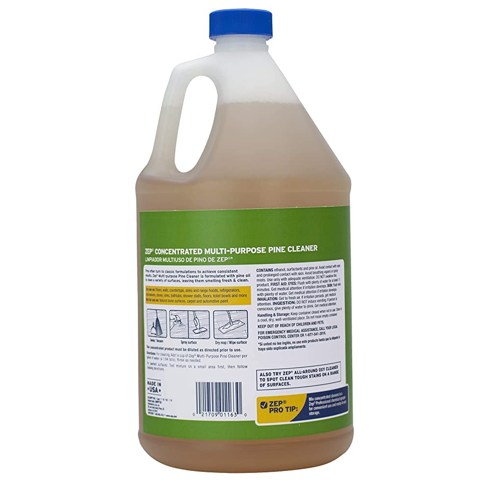 Zep Pine Multi-Purpose Cleaner 128 Ounce ZUMPP128