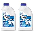 OUT White Brite Laundry Whitener Powder, Stain Remover Detergent Booster for Clothes, Removes Red Clay and Rust Stains on White Clothing and Uniforms