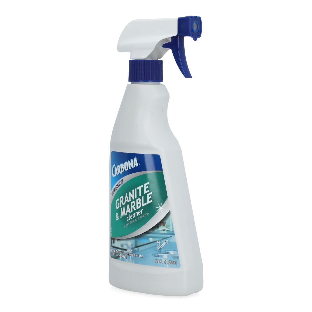 Carbona Granite & Marble Cleaner | Non-Abrasive Formula | Safe on Limestone & Corian | 16.8 Fl Oz, 1 Pack