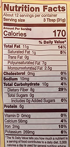 Bob's Red Mill Organic Golden Flaxseeds, Resealable Stand up Bag, 13 OZ (Pack - 6)
