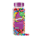 SKITTLES Wild Berry Chewy Fruity Rainbow Candy For Mid Day Snacking, Road Trips, Gaming & Party Fun, 30 Oz Resealable Bulk Candy Jar