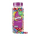 SKITTLES Wild Berry Chewy Fruity Rainbow Candy For Mid Day Snacking, Road Trips, Gaming & Party Fun, 30 Oz Resealable Bulk Candy Jar