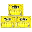 Easter Peeps Peeps Yellow Marshmallow Chicks Easter Candy (Pack of 3), 10 Count
