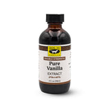 Singing Dog Vanilla Organic Double Strength Pure Vanilla Extract, 4 oz - 2x Vanilla Beans, USDA Organic - Ice Cream, Baking - Non-GMO, Allergen-Free