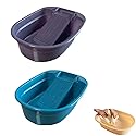 chislim 2 PCS Wash Tub With Washboard,Home Non Slip Laundry Tub,Large Thickened Laundry Basin for Home Laundry,Clothes Soaking (C)