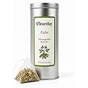 Clearday Calm Ashwagandha Tea with Chamomile, Lemon Balm & Spearmint | Herbal Stress Relief Tea for Daily Calm | 20 Pyramid Bags | Premium Tin