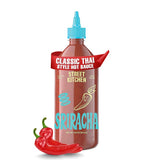 Street Kitchen Sriracha Sauce | Authentic Thai-Style Hot Sauce | Bold Garlic & Chili Flavor | Non-GMO Ingredients | No Artificial Flavors or