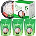 Soeos Konjac Noodles, Spaghetti Pasta, 8.8 oz (250g)*6 Pack, Low Calorie, Low Carb, Keto and Paleo Friendly Shirataki Noodle, Gluten-Free, Fat Free