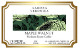 Maple Walnut Medium Roast Coffee (Single Serve K-Cup Pods) (Gourmet, Naturally Flavored, Whole Coffee Beans) (12 pods, ZIN: 575256)
