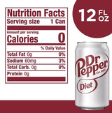 Diet Dr Pepper Soda, 12 fl oz (36 cans)