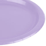 Lavender Round Paper Plates - 8.5" (Pack Of 20) - Perfect For Parties, Celebrations & Picnics