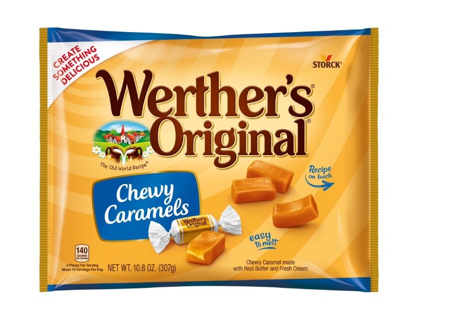 Storck Werther's Original Chewy Caramels, 10.8 ounces (Pack of 2).
