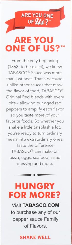 Tabasco Red Pepper Sauce, single pack - 2 Oz by TABASCO brand
