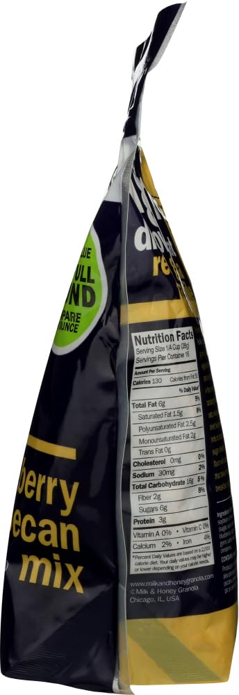 Milk and Honey Blueberry Pecan Granola Mix, 16 Ounce (Pack of 6)
