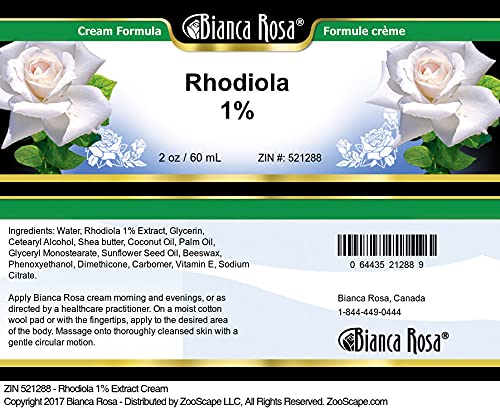 Bianca Rosa Rhodiola 1% Cream (2 oz, ZIN: 521288) - 3 Pack