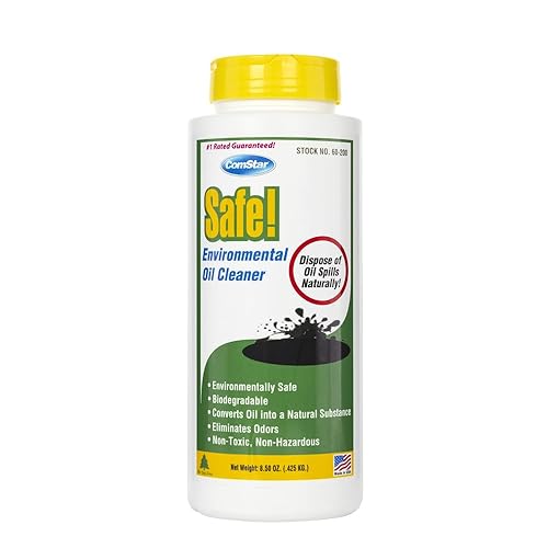 ComStar Safe! Oil Spill Eater,8 Ounces, Powerful Enzymatic Oil Absorber, Petroleum Waste Remover, Eliminates Odors, Fast-Acting Hydrocarbon Breakdown