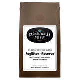 Carmel Valley Coffee Roasting Foglifter® Reserve - Whole Bean Organic Medium Dark Roast Coffee, Connoisseur's Premium Blend, Citrus Zest & Toffee