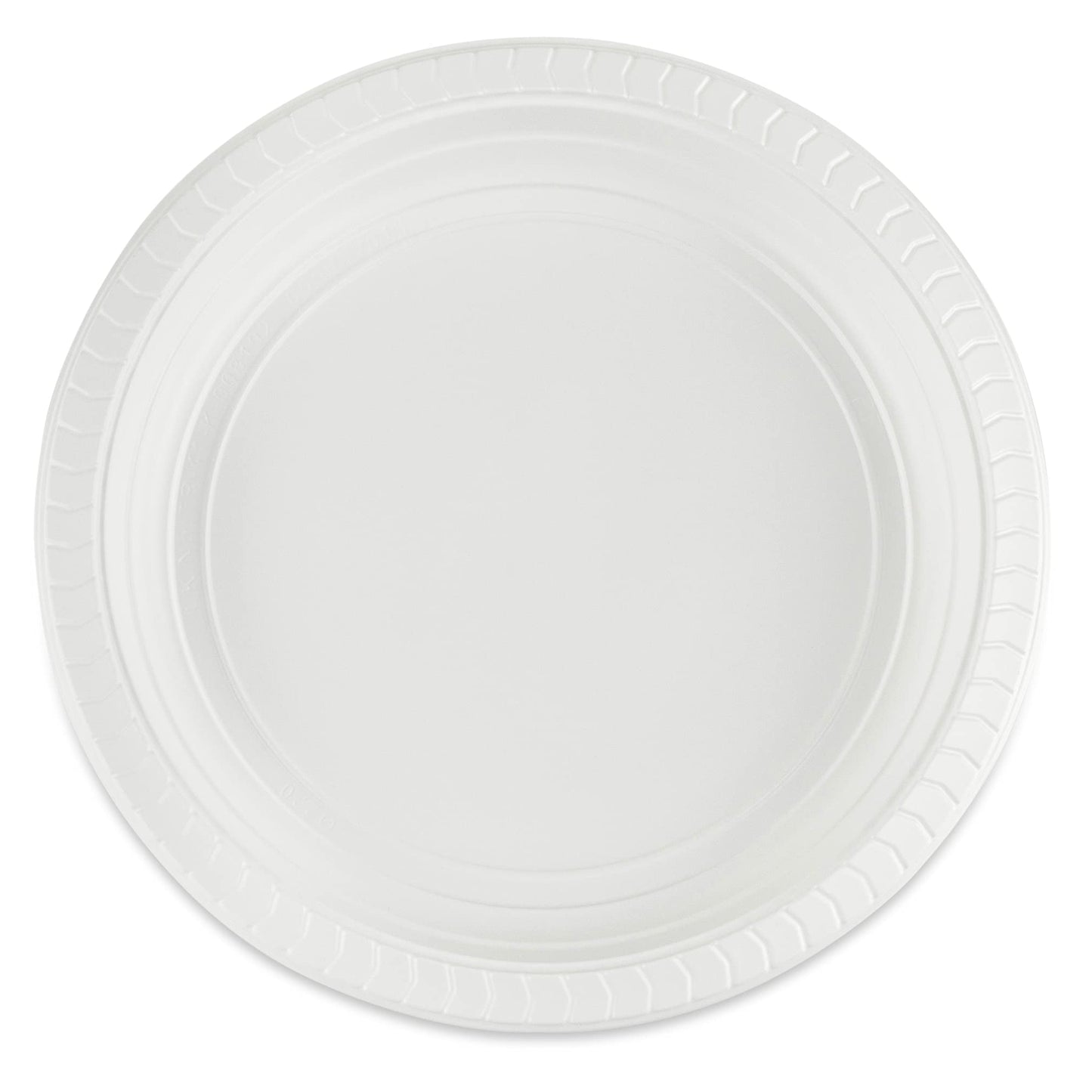 Blue Sky 9-Inch White Plastic Plate (100 Count -9 Inch Plate)
