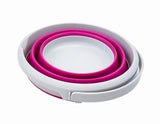 SAMMART 5.5L (1.4 Gallon) Collapsible Plastic Bucket - Foldable Round Tub - Portable Fishing Water Pail - Space Saving Outdoor Waterpot