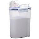 Laundry Detergent Dispenser - 70oz Scent Booster Beads Dispenser with Lids, Suitable for Laundry Beads, Oatmeal, Pet Food