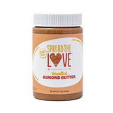 Spread The Love UNSALTED Almond Butter, 16 Ounce (All Natural, Vegan, Gluten-free, Creamy, No added salt, No added sugar, No palm fruit oil, Not