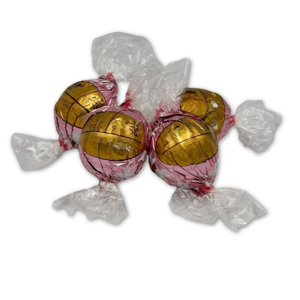 Neapolitan White Chocolate Truffles, Strawberry Vanilla Chocolate Flavor - 25 lb (Approx. 1,000 pieces)