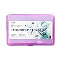 Enyur Laundry Detergent Sheets | Ultra-Portable | Travel Size | 32 Loads, 5-Second Dissolve | TSA-Approved & Eco-Friendly | 2X Stain Removal Tech |
