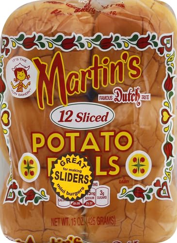 Martin's Slider Potato Rolls- 12 pk 15 oz (3 bags)