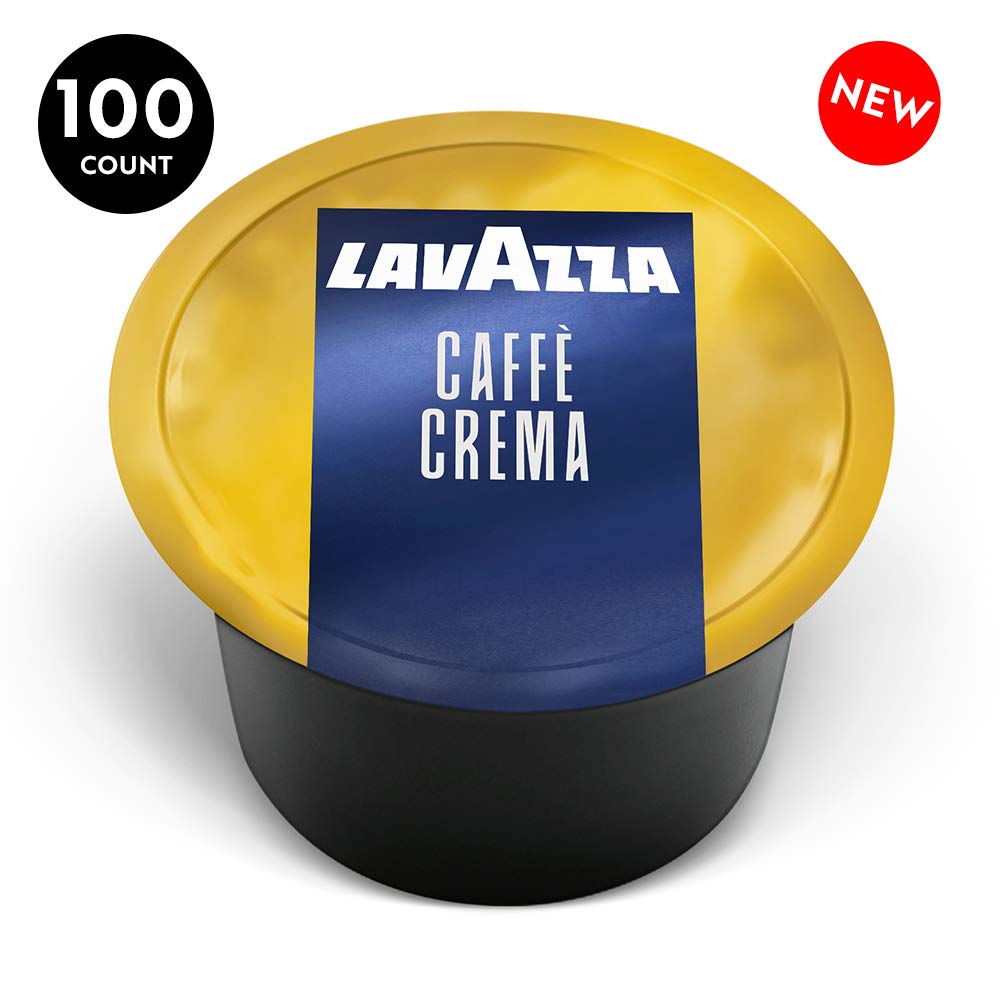 Lavazza Blue Single Espresso Caffe Crema Coffee Capsules, Value Pack, Blended and roasted in Italy, Sweet blend from its aromatic notes of biscuits