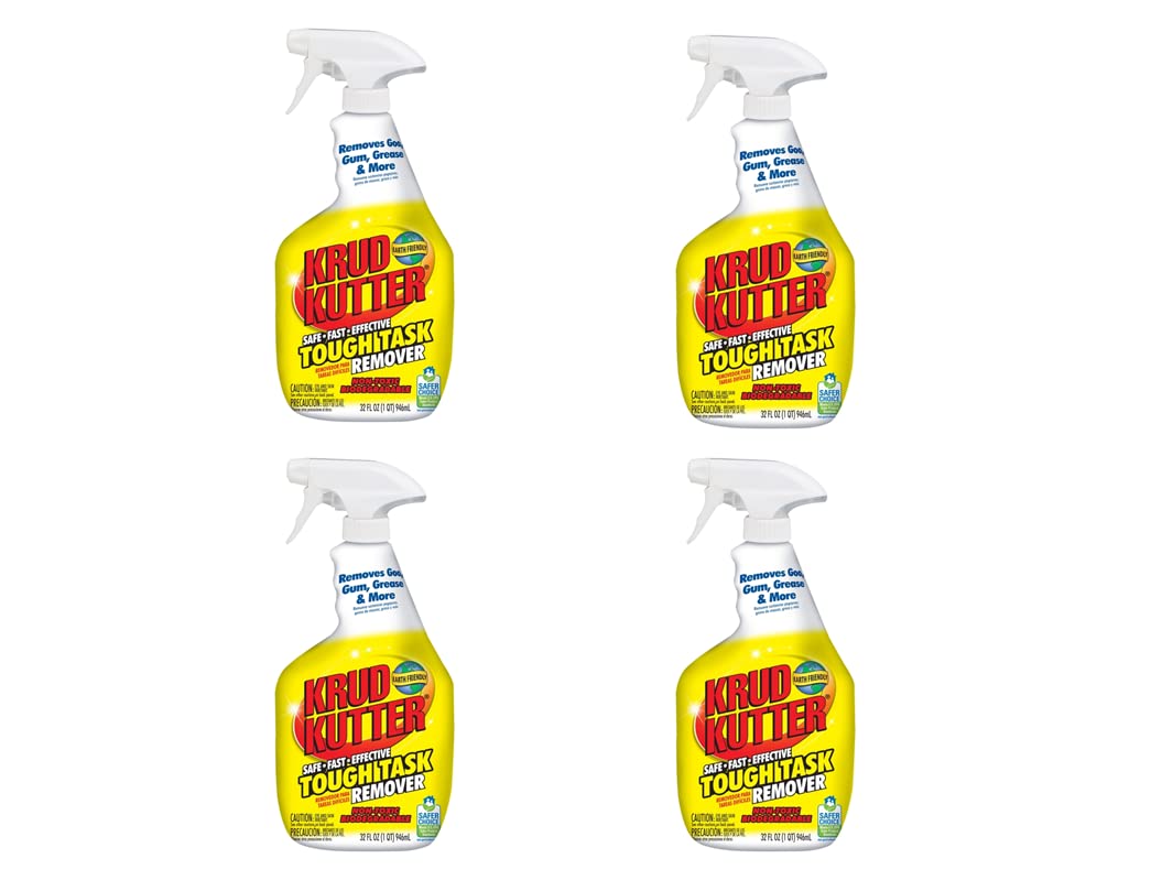 Krud Kutter Tough Task Remover, 32 Oz Liquid, Mild, Pack of 4