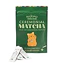 Two Leaves and a Bud Organic Ceremonial Matcha Green Tea, 100% Japanese Matcha powder, 1.5g Pre-Portioned Single-Serve Sticks, Pack of 10
