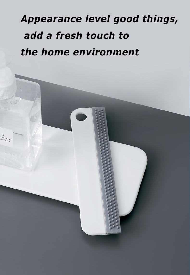 All-Purpose Mini Soft Rubber Window Squeegee Window Scrubber Scraper Glass Cleaning Squeegee Tool for Glass,Shower Door,Mirrors,Bathroom,Kitchen