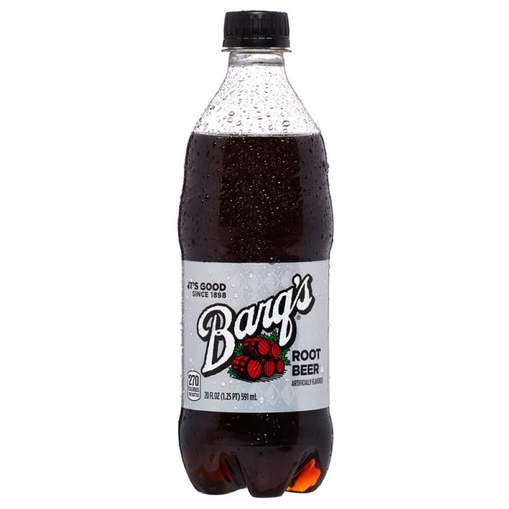Barq's Root Beer Soda 20oz Bottles (Pack of 16, Total of 320 Fl Oz)