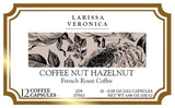 Coffee Nut Hazelnut French Roast Coffee (Single Serve K-Cup Pods) (Gourmet, Naturally Flavored, Whole Coffee Beans) (12 pods, ZIN: 577015) - 2 Pack