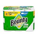 Bounty Paper Towels Select-A-Size White, 6 Double Rolls, 82 Sheets Per Roll