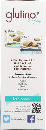 Glutino - Gluten Free Crackers Original - Case of 6 - 4.4 oz Per Box.